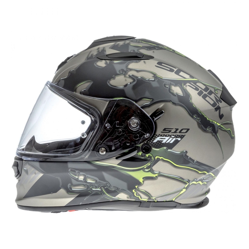 Integrálna prilba Scorpion EXO-510 Air Likid titánovo-fluorescenčno žltá výpredaj