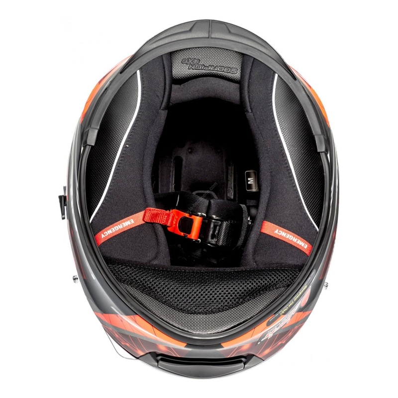Integrálna prilba Scorpion EXO-510 Air Clarus čierno-červená