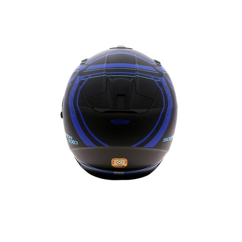 Integrálna prilba na motorku Scorpion EXO-510 Air Sync čierna matná-modrá výpredaj