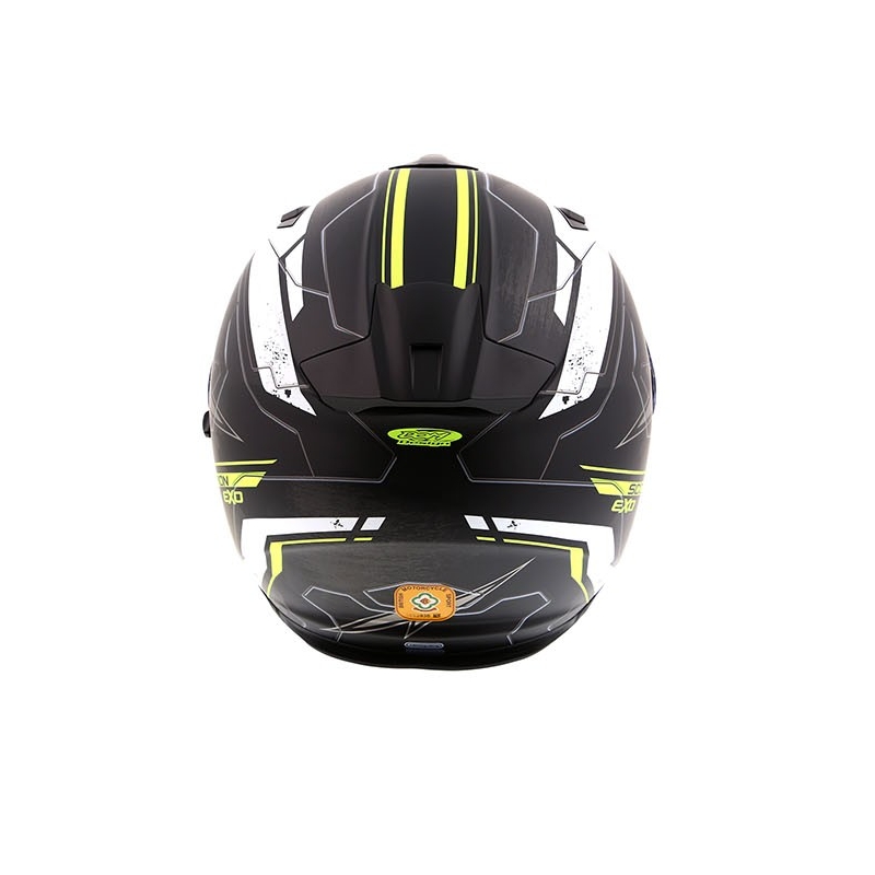 Integrálna prilba Scorpion EXO-510 Air Cross čierno-bielo-fluorescenčno-žltá výpredaj