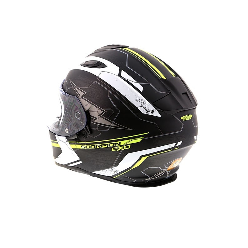 Integrálna prilba Scorpion EXO-510 Air Cross čierno-bielo-fluorescenčno-žltá výpredaj