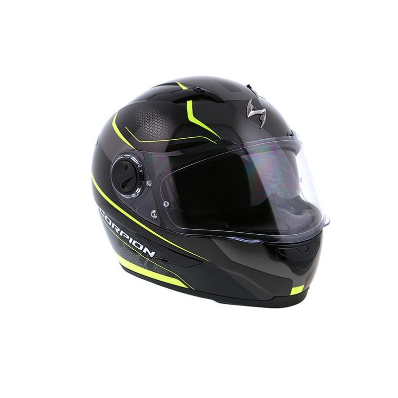 Integrálna prilba Scorpion EXO-490 Vision čierno-fluorescenčno-žltá výpredaj