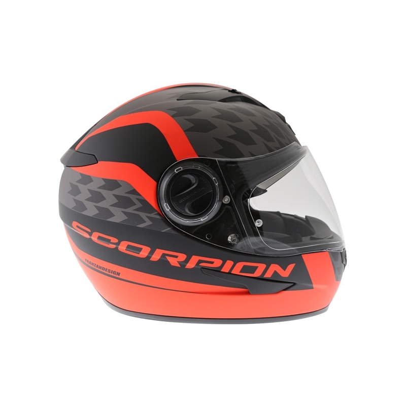 Integrálna prilba Scorpion EXO-490 Genesi čierna matná-fluo červená výpredaj