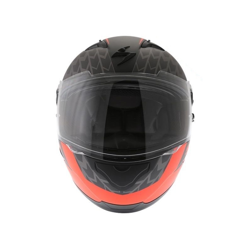 Integrálna prilba Scorpion EXO-490 Genesi čierna matná-fluo červená výpredaj