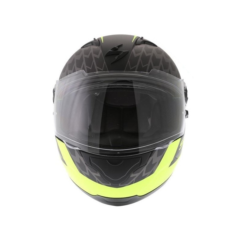 Integrálna prilba Scorpion EXO-490 Genesi čierna matná-fluo žltá výpredaj