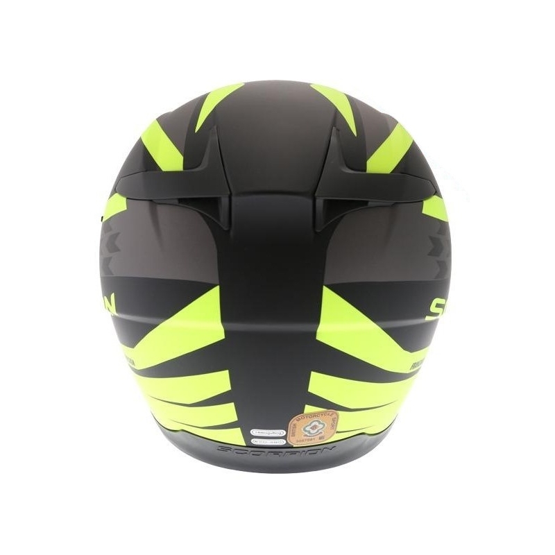 Integrálna prilba Scorpion EXO-490 Genesi čierna matná-fluo žltá výpredaj