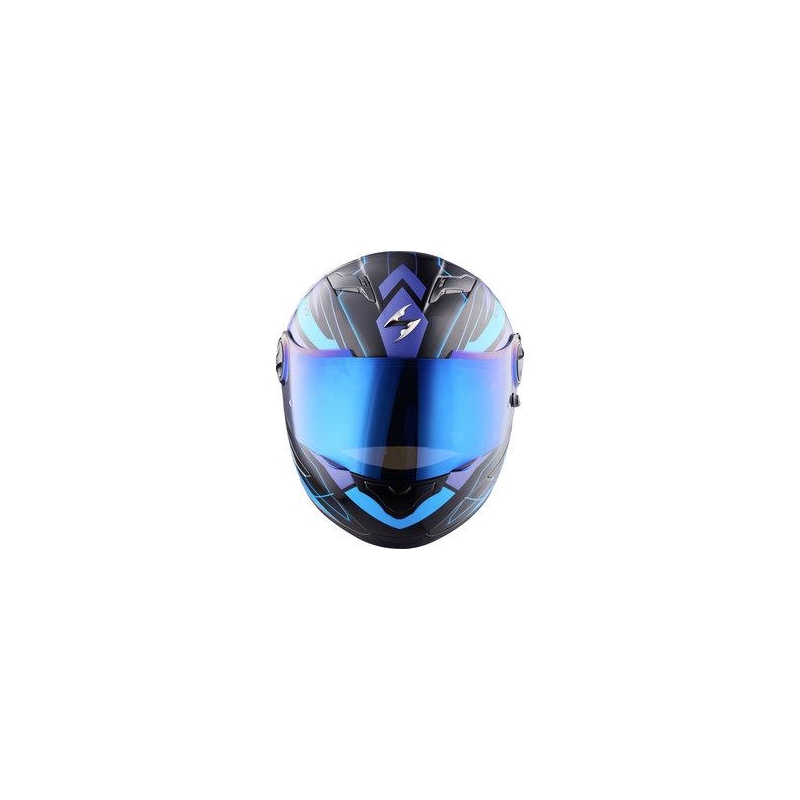 Integrálna prilba Scorpion EXO-490 Nova čierno-modrá výpredaj