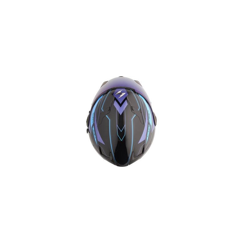 Integrálna prilba Scorpion EXO-490 Nova čierno-modrá výpredaj