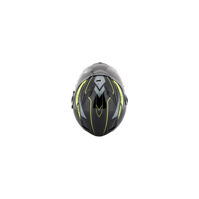 Integrálna prilba Scorpion EXO-490 Nova čierno-fluorescenčno žltá