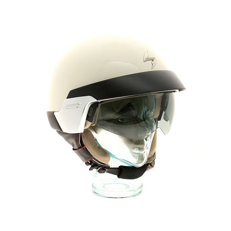 Prilba na motorku Scorpion EXO-100 Padova II béžová výpredaj