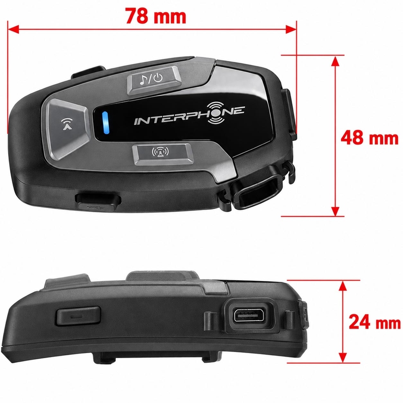 Bluetooth interkom Interphone U-COM6R - Twin Pack