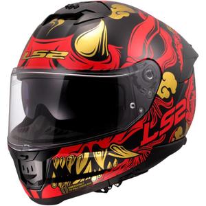Integrálna helma na motorku LS2 FF808 Drako čierno-červená