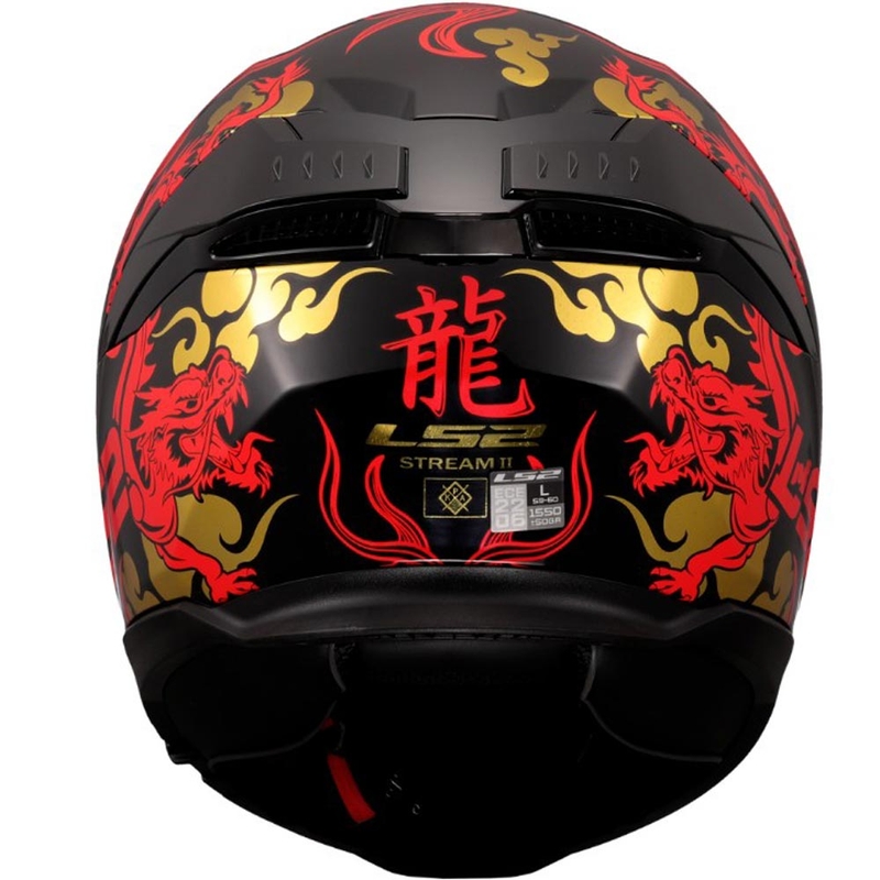 Integrálna helma na motorku LS2 FF808 Drako čierno-červená