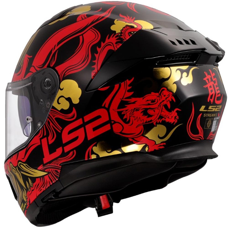 Integrálna helma na motorku LS2 FF808 Drako čierno-červená