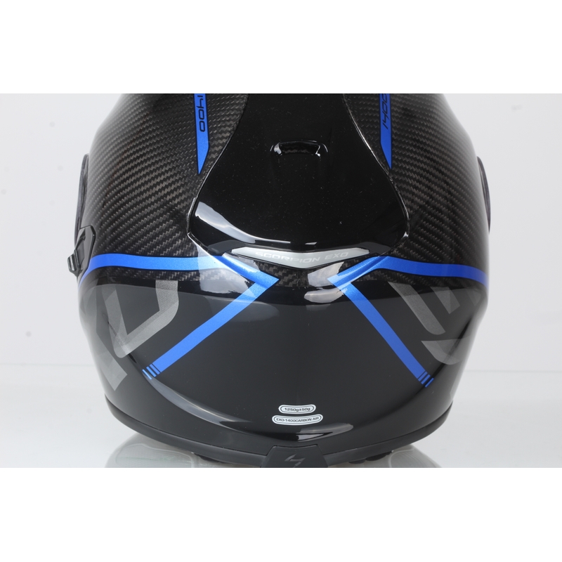 Integrálna prilba Scorpion EXO-1400 Carbon Air Grand čierno-modrá