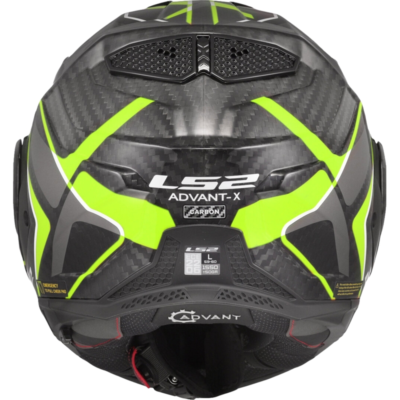 Preklápacia helma na motorku LS2 FF901 Advant XC Future II čierno-fluo žltá
