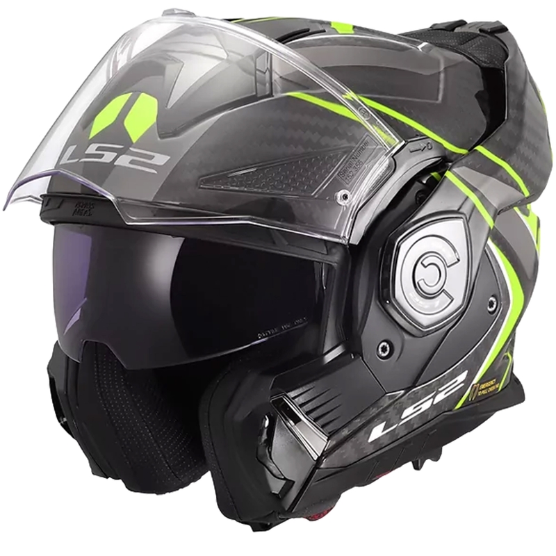 Preklápacia helma na motorku LS2 FF901 Advant XC Future II čierno-fluo žltá