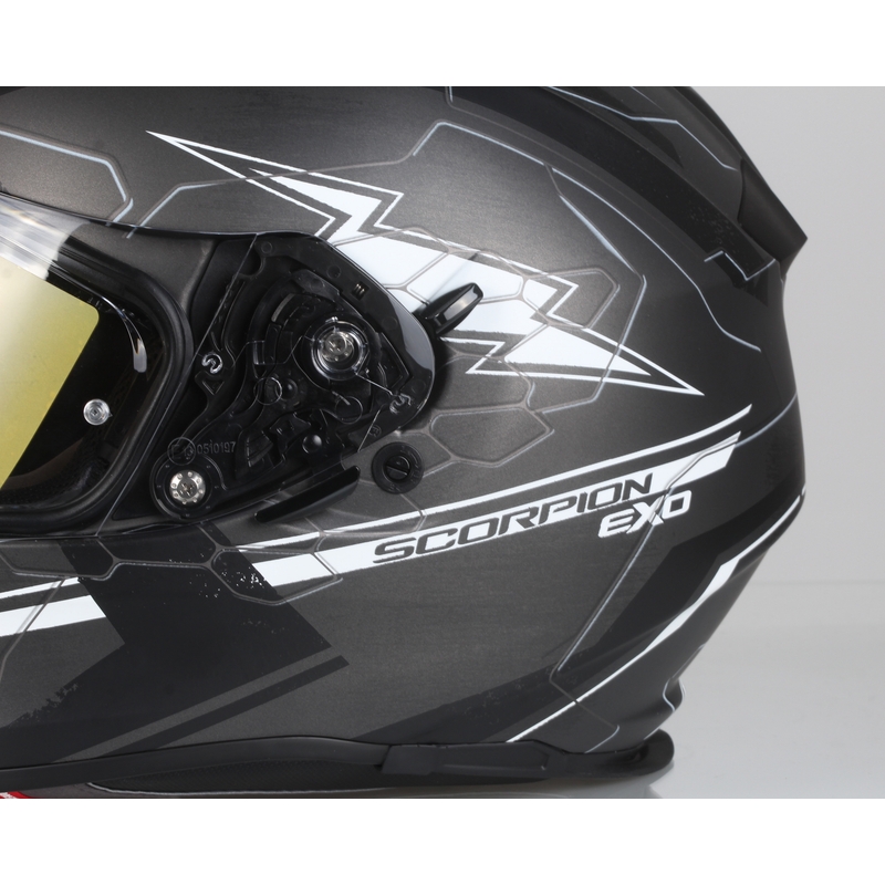 Integrálna prilba Scorpion EXO-510 Air Cross čierno-šedo-biela výpredaj