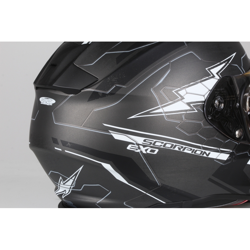 Integrálna prilba Scorpion EXO-510 Air Cross čierno-šedo-biela výpredaj