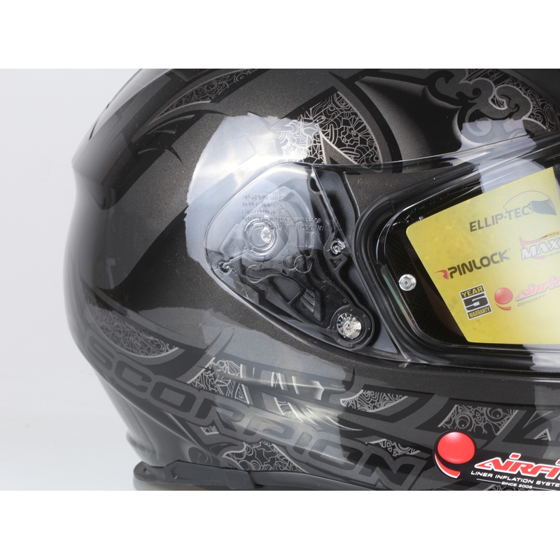 Moto integrálna prilba Scorpion EXO - 510 Air Arabesc čierna výpredaj