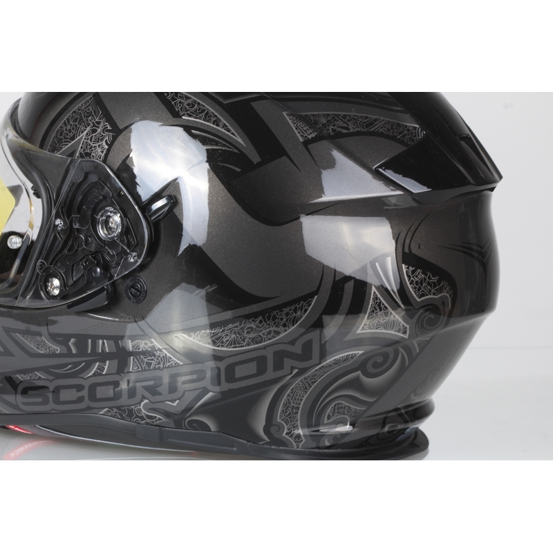 Moto integrálna prilba Scorpion EXO - 510 Air Arabesc čierna výpredaj