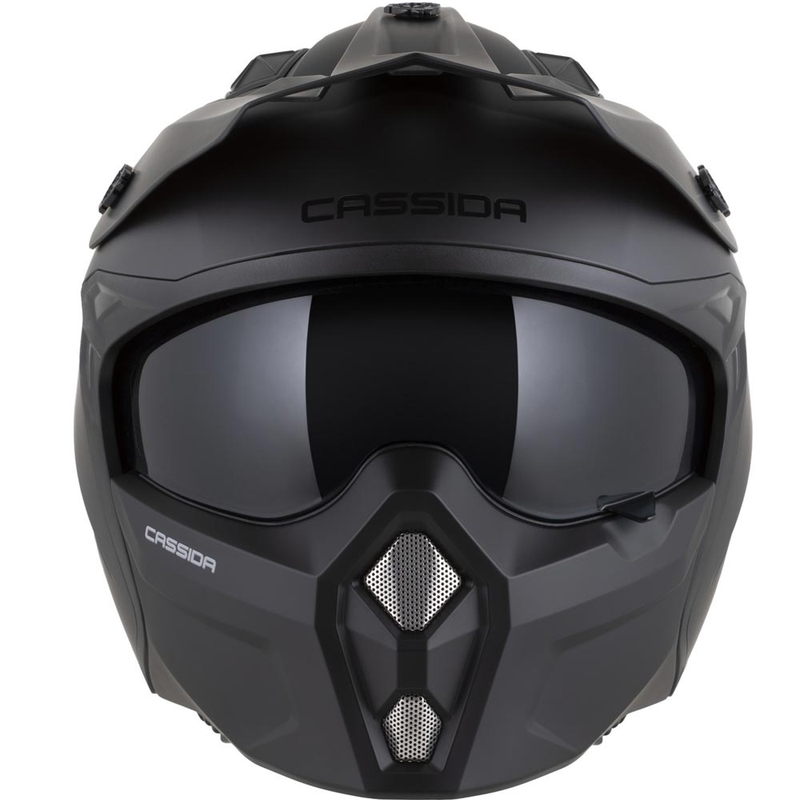 Modulárna helma na motorku Cassida Cross Country Dual matná čierna