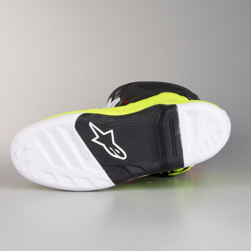 Vysoké čižmy na motocykel Alpinestars Tech 7 červeno-fluorescenčno žlté