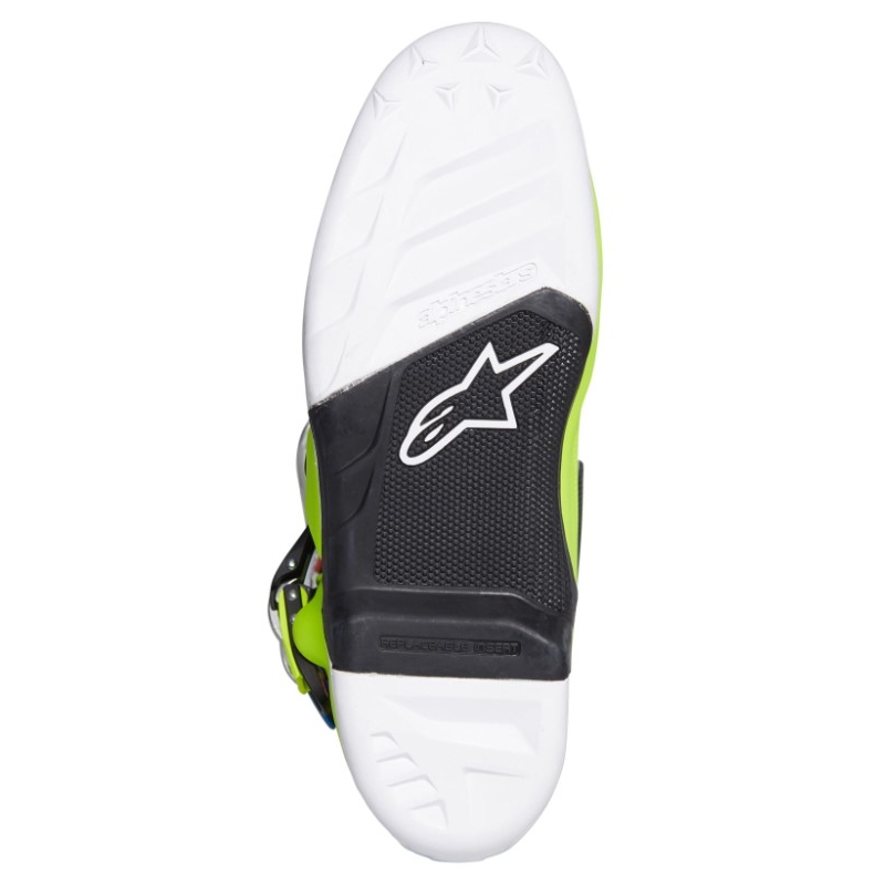 Vysoké čižmy na motocykel Alpinestars Tech 7 žlto-bielo-modro-červeno-čierne