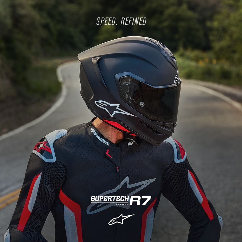 Integrálna helma na motorku Alpinestars S-R7 Solid matná čierna