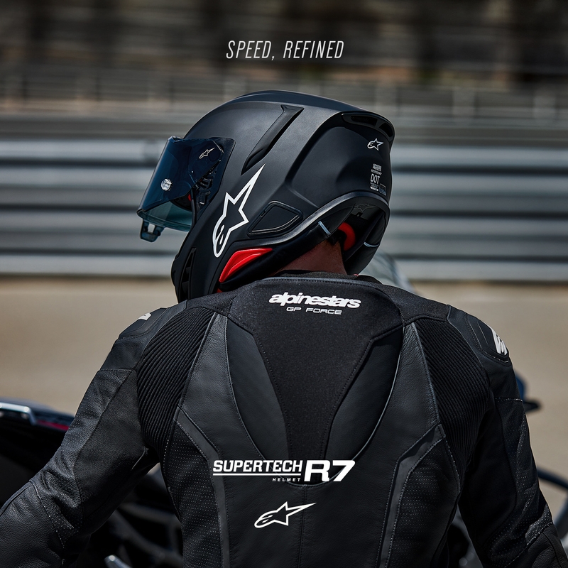 Integrálna helma na motorku Alpinestars S-R7 Solid matná čierna