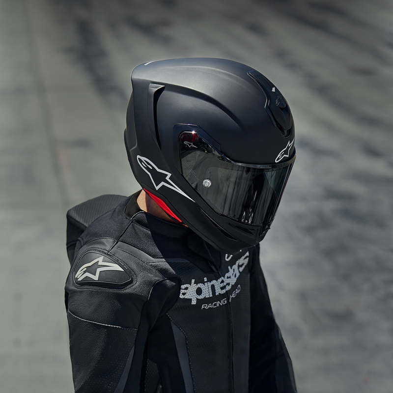 Integrálna helma na motorku Alpinestars S-R7 Solid matná čierna