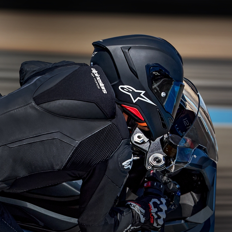 Integrálna helma na motorku Alpinestars S-R7 Solid matná čierna