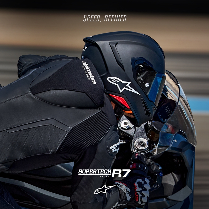 Integrálna helma na motorku Alpinestars S-R7 Solid matná čierna
