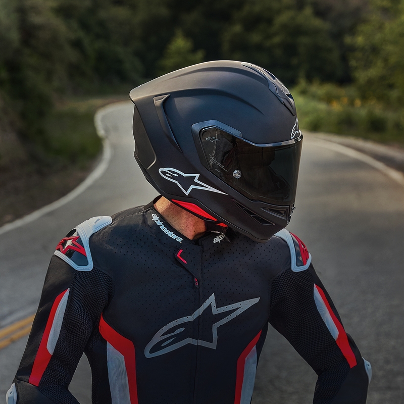 Integrálna helma na motorku Alpinestars S-R7 Solid matná čierna