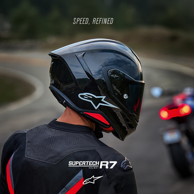 Integrálna helma na motorku Alpinestars S-R7 Solid čierna