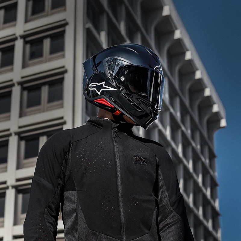 Integrálna helma na motorku Alpinestars S-R7 Solid čierna