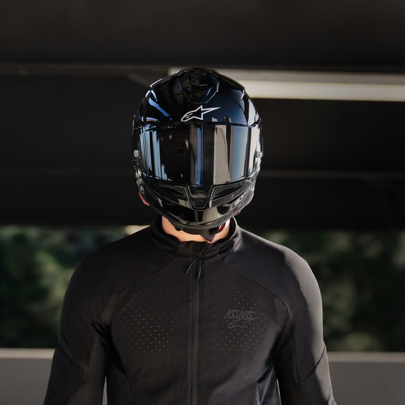 Integrálna helma na motorku Alpinestars S-R7 Solid čierna