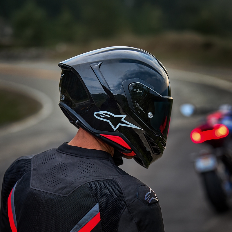 Integrálna helma na motorku Alpinestars S-R7 Solid čierna