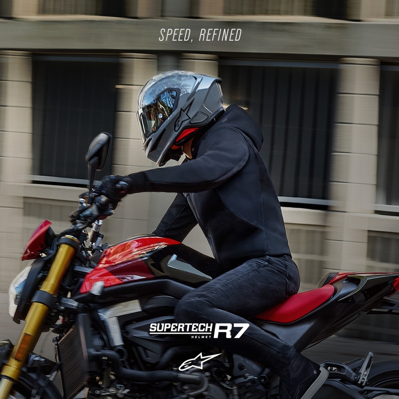 Integrálna helma na motorku Alpinestars S-R7 Solid sivá