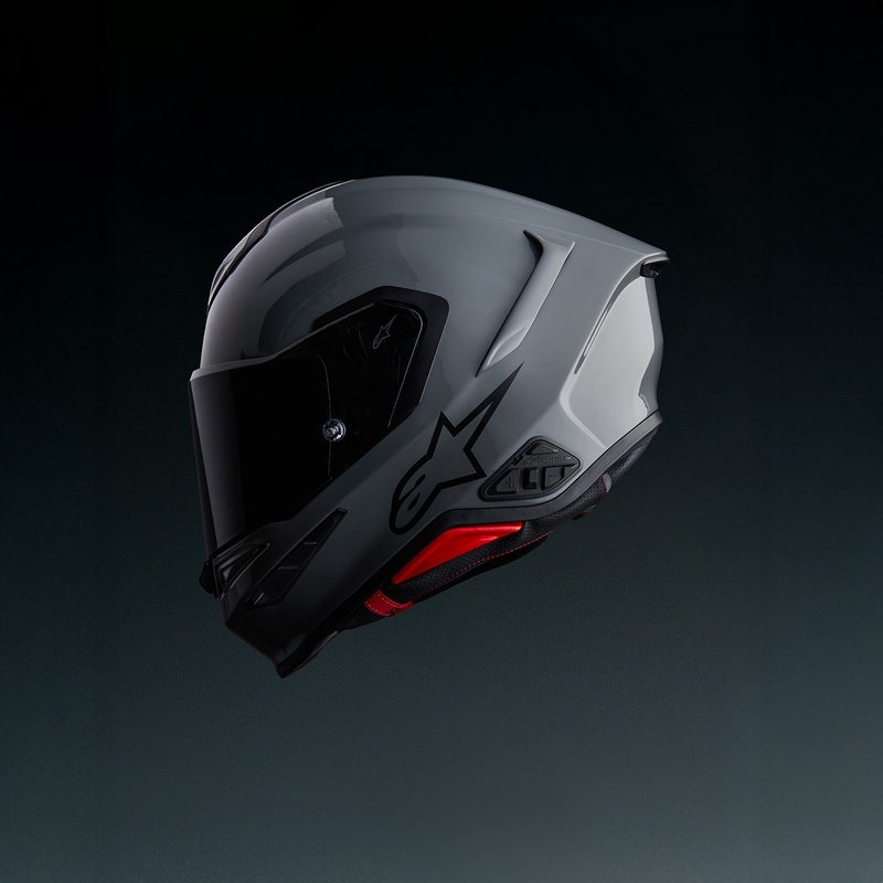 Integrálna helma na motorku Alpinestars S-R7 Solid sivá