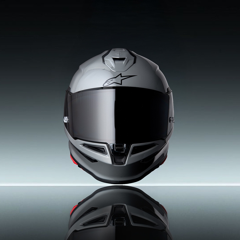 Integrálna helma na motorku Alpinestars S-R7 Solid sivá