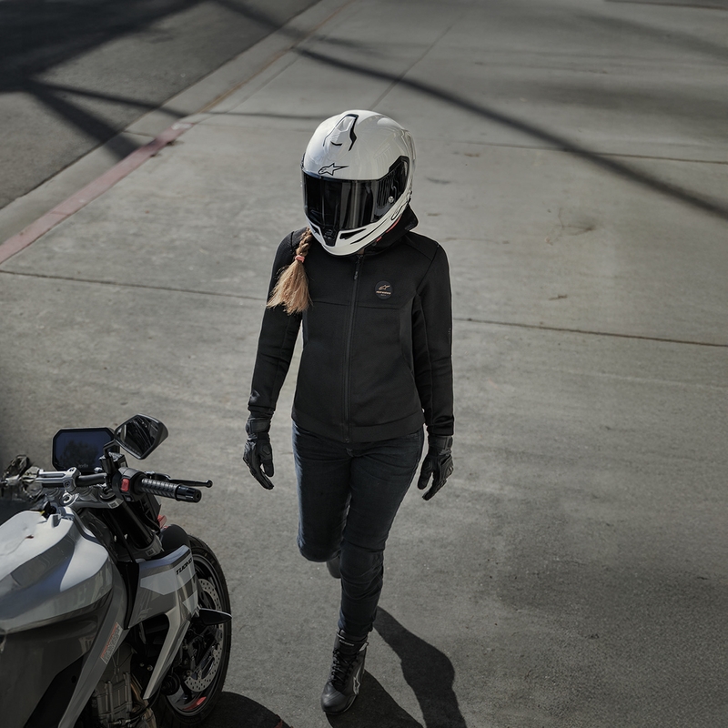 Integrálna helma na motorku Alpinestars S-R7 Solid biela