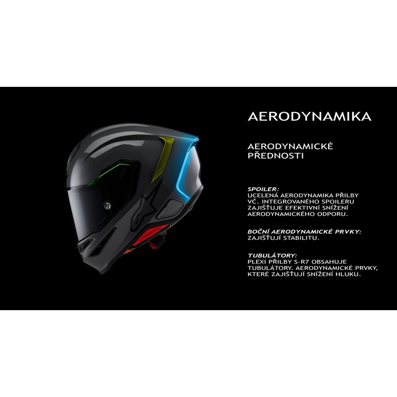 Integrálna helma na motorku Alpinestars S-R7 Solid biela