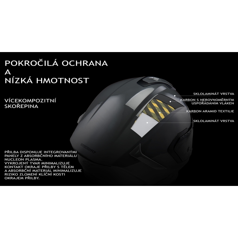 Integrálna helma na motorku Alpinestars S-R7 Solid biela