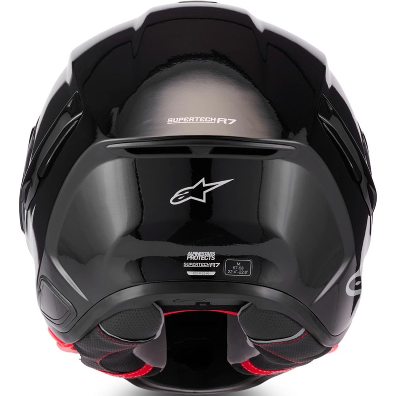 Integrálna helma na motorku Alpinestars S-R7 Solid čierna