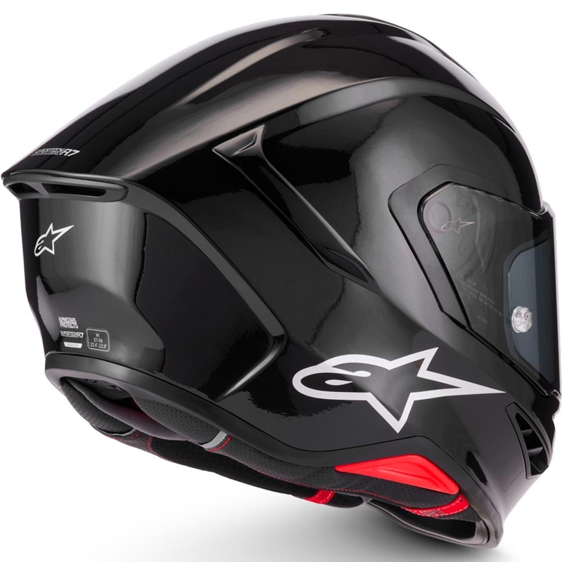 Integrálna helma na motorku Alpinestars S-R7 Solid čierna