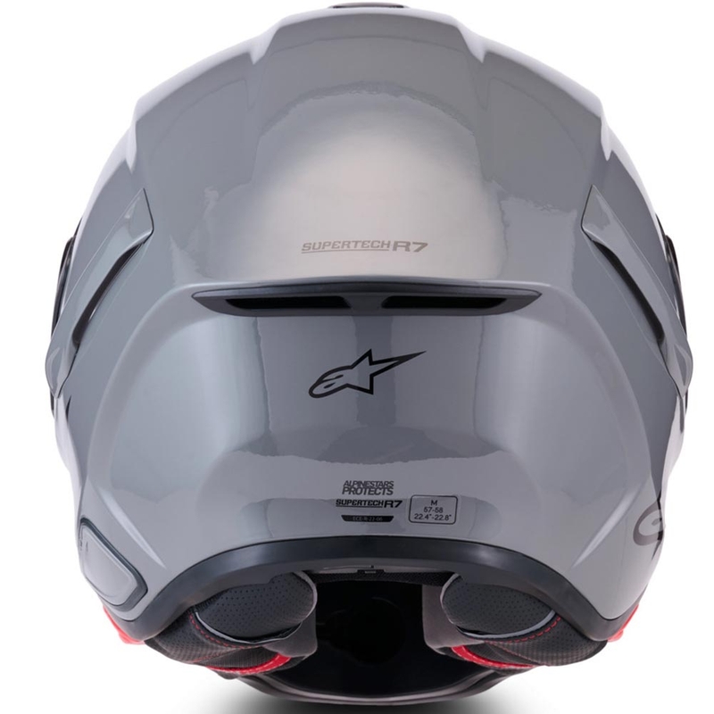 Integrálna helma na motorku Alpinestars S-R7 Solid sivá