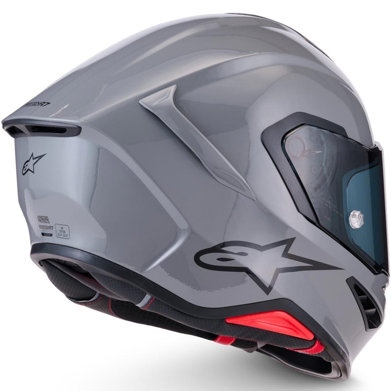 Integrálna helma na motorku Alpinestars S-R7 Solid sivá