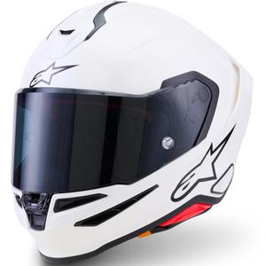 Integrálna helma na motorku Alpinestars S-R7 Solid biela