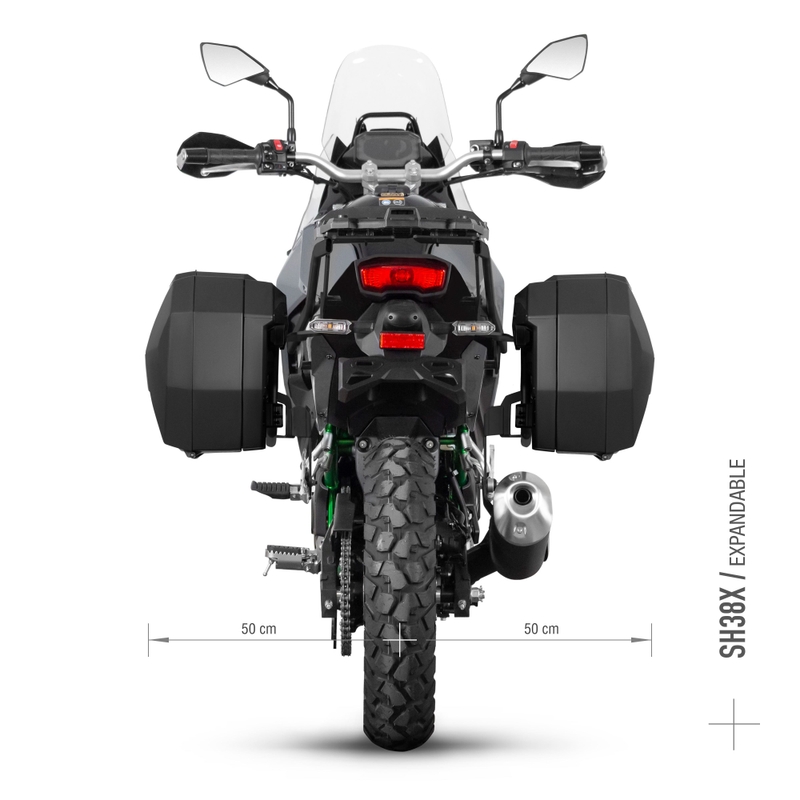 Montážna sada 3P systém SHAD pre KAWASAKI KLE 500 / SE (2025<) 2026-2026
